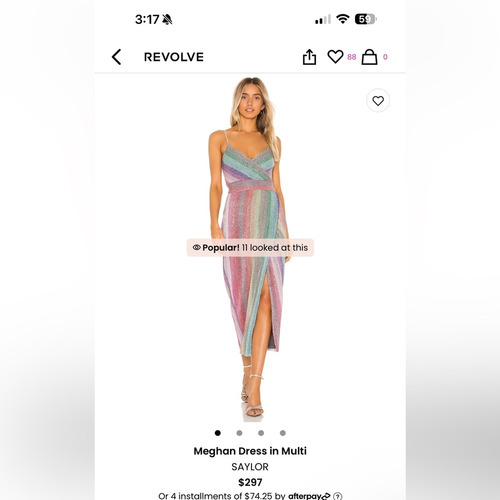 Saylor dress sz S